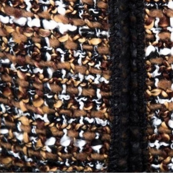 Dolce & Gabbana Silk Wool tweed midi dress Size 42 4 Excellent Condition - Picture 8 of 9